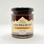 Confiture "gourmande" de fraise mara des bois au miel des Pyrénées 210g