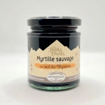 Confiture "gourmande" de myrtille sauvage au miel des Pyrénées 210g
